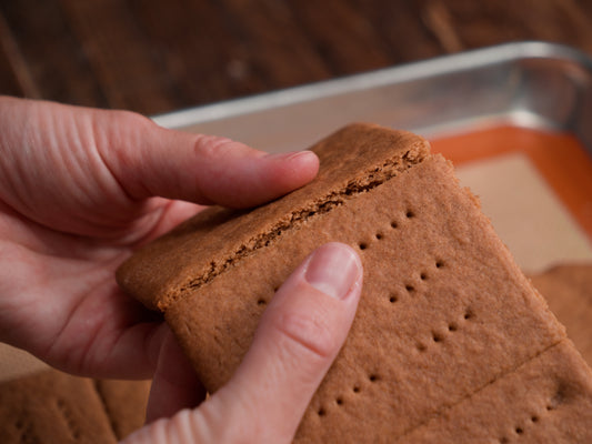 Homemade Graham Cracker Recipe with Rouge de Bordeaux