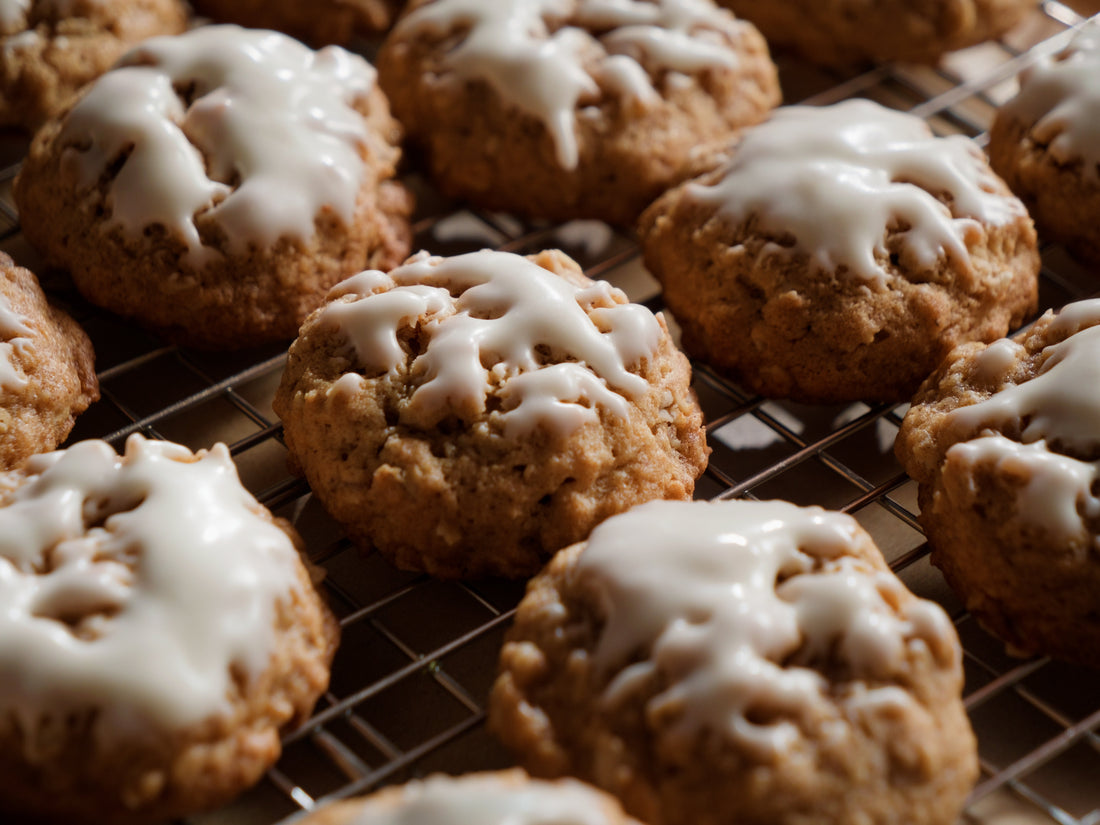 Iced Oatmeal Cookies Recipe with White Sonora Flour