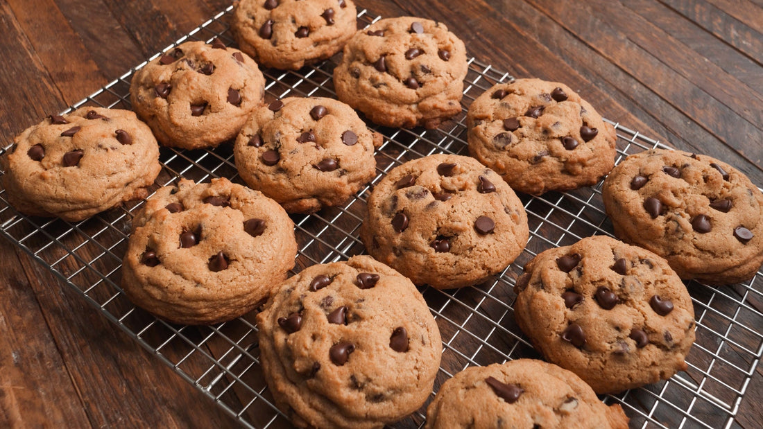 Khorasan Chocolate Chip Walnut Cookies Recipe