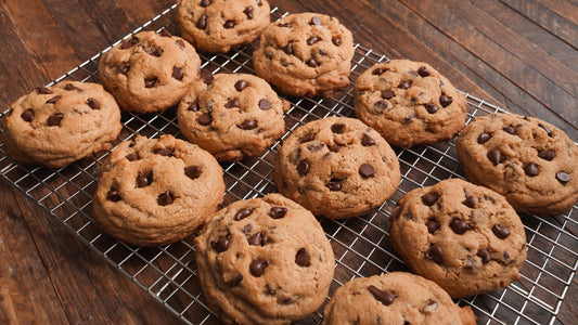 Khorasan Chocolate Chip Walnut Cookies Recipe