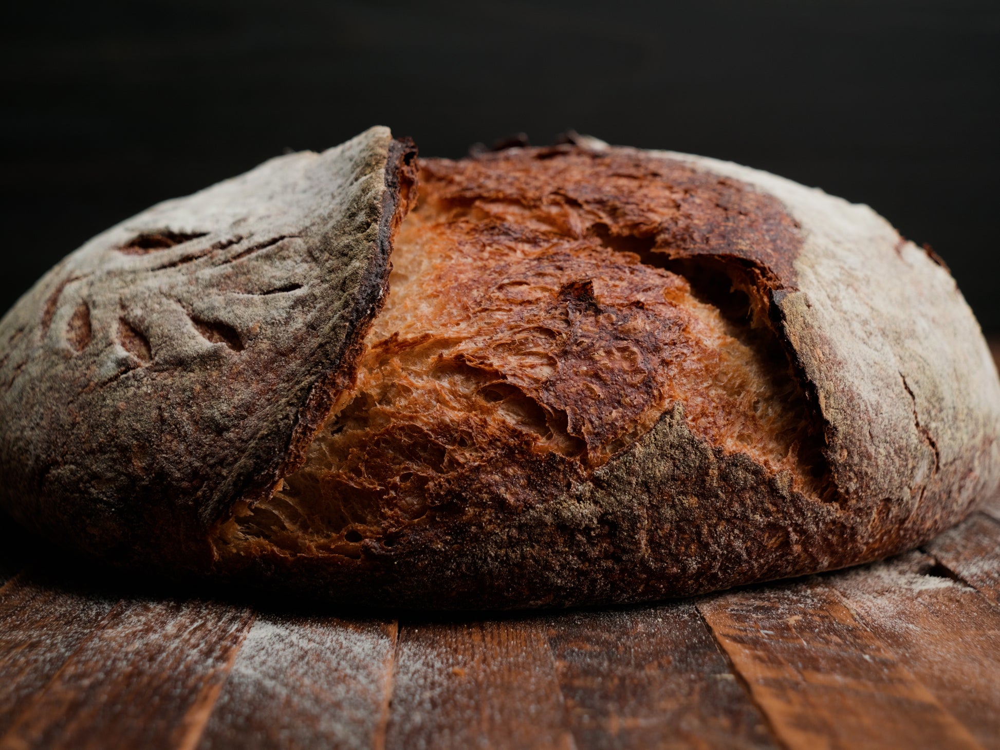 Proof Khorasan bread for shipping